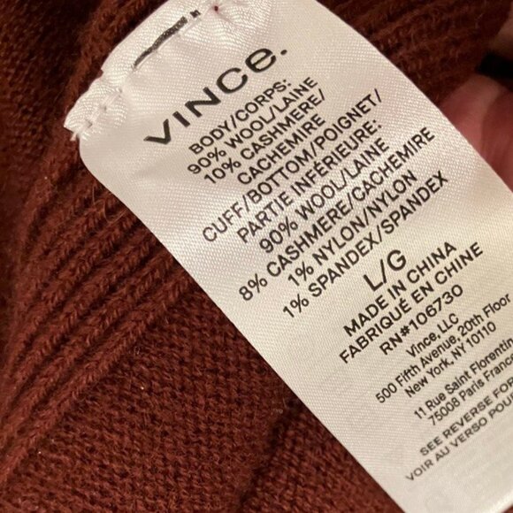 VINCE wool blend sweater dress - Picture 3 of 3